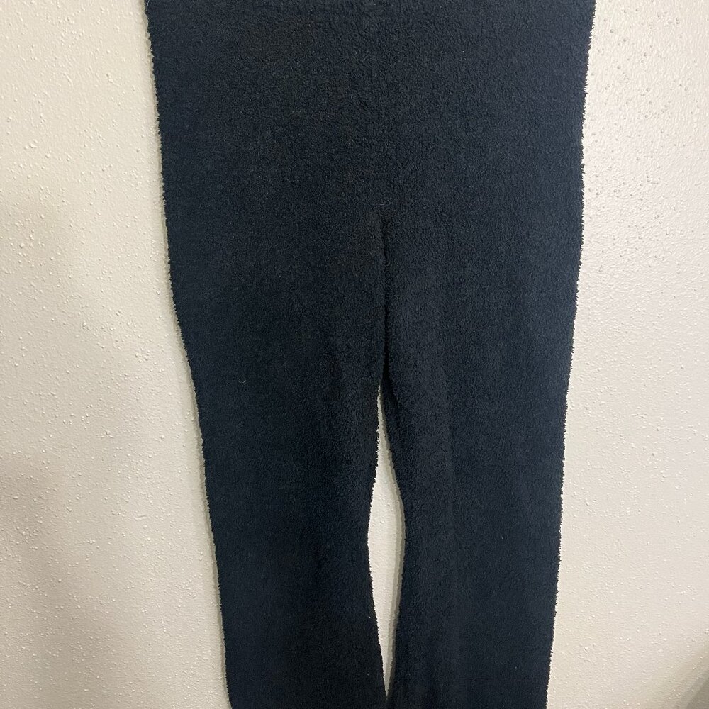 art class cozy plush black pants.